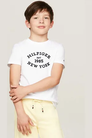 Tommy Hilfiger Dětské bavlněné tričko barva, s potiskem, KB0KB08658