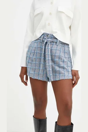 HUGO BOSS Kraťasy dámské, barva, vzorované, high waist, 50524633