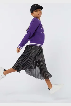 Karl Lagerfeld Dětská sukně barva, mini, áčková, Z30196