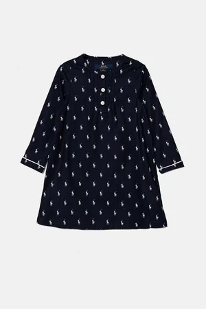 Ralph Lauren Dětská bavlněná noční košile tmavomodrá barva, 4P0197