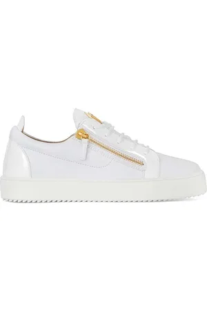 Giuseppe Zanotti Kožené tenisky May London barva, RU00010.004