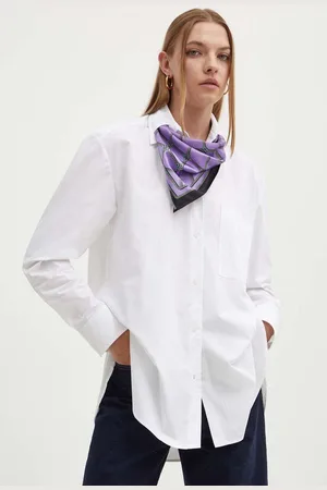 HUGO BOSS Bavlněná košile barva, relaxed, s klasickým límcem, 50518003