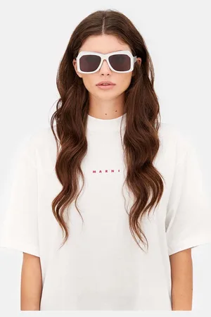 Marni Sluneční brýle Tiznit Metallic Silver dámské, barva, EYMRN00056.002.Y6Z