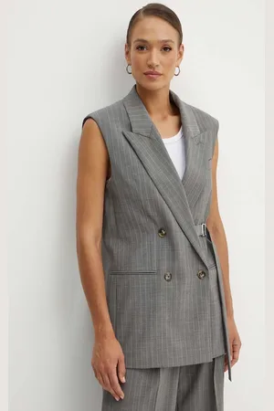 HUGO BOSS Vlněná vesta barva, 50525867