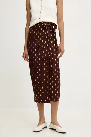 Never Fully Dressed Sukně Jaspre Skirt barva, midi, NFDSK635