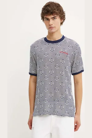 Desigual Tričko ARATZ tmavomodrá barva, 24WMTF02