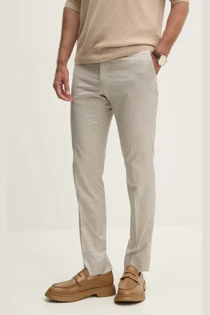 Hackett Kalhoty pánské, barva, přiléhavé, HM212626R