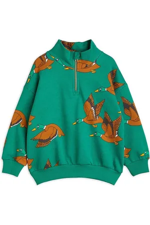 Mini Rodini Dětská bavlněná mikina Ducks barva, vzorovaná, 2272000975