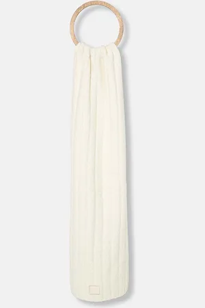 Calvin Klein Šátek z vlněné směsi barva, hladký, K60K612608