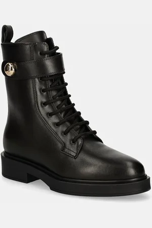 Furla Kožené kotníkové boty Sfera Army Boot dámské, barva, na plochém podpatku, YI46SFE WU0000 O6000