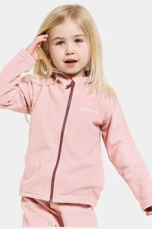 Didriksons Dětská mikina MONTE KIDS FULLZIP barva, hladká