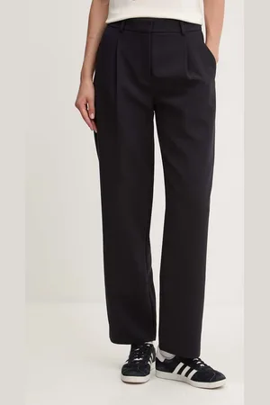 Abercrombie & Fitch Kalhoty dámské, barva, jednoduché, high waist, KI156-4358
