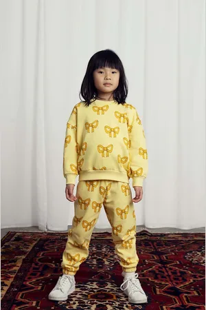 Mini Rodini Dětská bavlněná mikina Bow barva, vzorovaná, 2472014923
