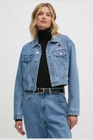 DKNY Bunda dámská, barva, přechodná, D2E4A102