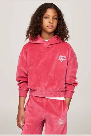Tommy Hilfiger Dětská mikina barva, s kapucí, s aplikací, KG0KG08192
