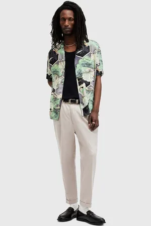AllSaints Kalhoty s vlnou TALLIS barva, M002TZ