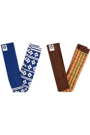 Mini Rodini Dětské legíny Flowers 2-pack vzorované, 2476011600