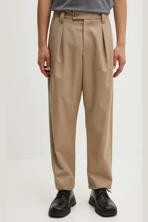 A.P.C. Vlněné kalhoty pantalon renato barva, jednoduché, WVBBF.H08428