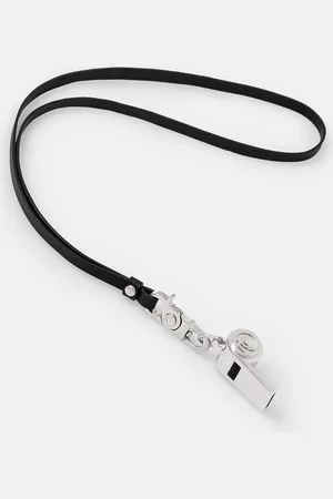 AMBUSH Stříbrný náhrdelník Whistle BMOB002F24BRA0017200