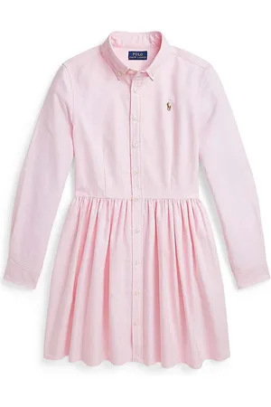 Ralph Lauren Dětské bavlněné šaty barva, mini, 313934179001