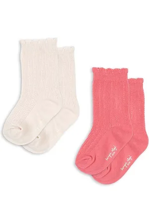 Konges Sløjd Dětské ponožky 2 PACK POINTELLE SOCKS 2-pack barva, KS101352