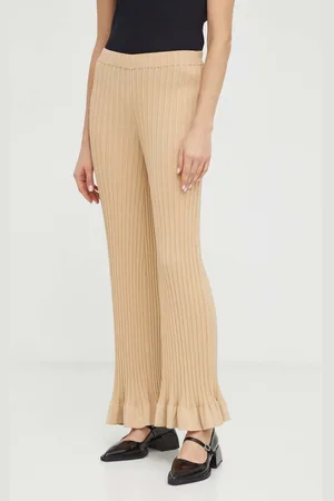By Malene Birger Kalhoty dámské, barva, zvony, high waist