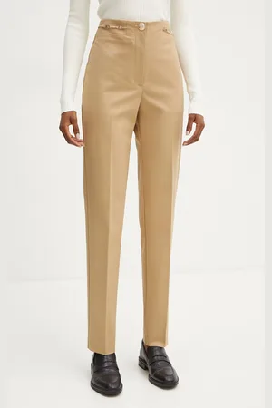 Guess Kalhoty ALICE dámské, barva, jednoduché, high waist, 4YGB09 7124A