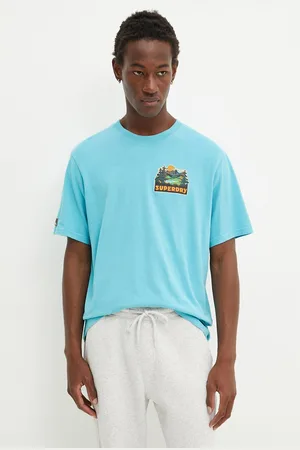 Superdry Tričko barva, s potiskem, M1012017A-2YV