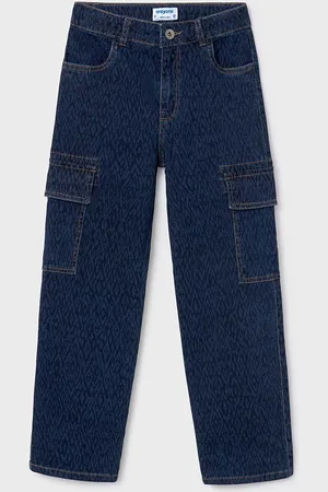 Mayoral Dětské rifle jeans cargo 7545