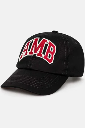 AMBUSH Bavlněná baseballová čepice Baseball Cap Tap barva, s aplikací, BMLB002F24FAB0011028