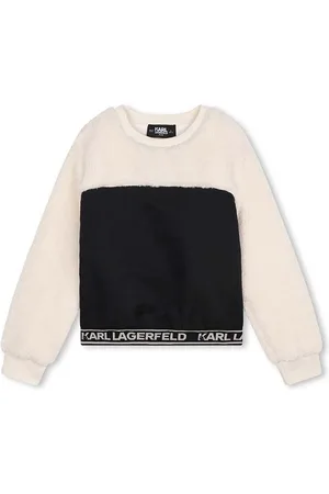 Karl Lagerfeld Dětská mikina barva, hladká, Z30223