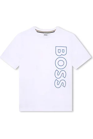 HUGO BOSS Dětské bavlněné tričko barva, s potiskem, J51206