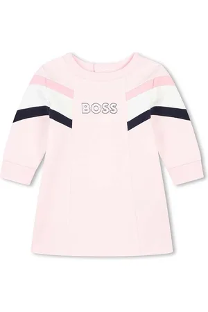 HUGO BOSS Kojenecké šaty barva, mini, áčková, J51077