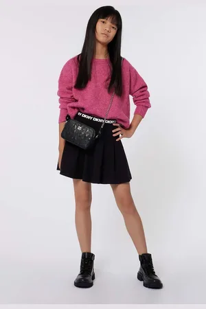DKNY Dětská sukně barva, mini, áčková, D60214