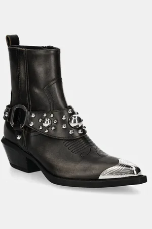 Pinko Westernové boty Tex dámské, barva, na podpatku, SD0195 P056 Z99