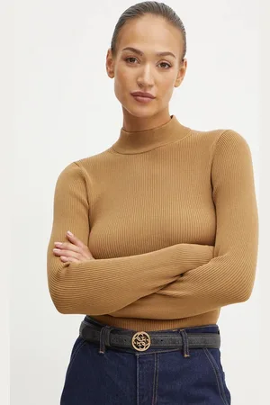 Michael Kors Svetr dámský, barva, lehký, s pologolfem, MF460Z133D