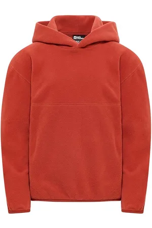 Jack Wolfskin Dětská mikina barva, s kapucí, hladká, A60302