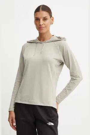 Helly Hansen Mikina VERGLAS LIGHT dámská, barva, s kapucí, melanžová, 62964