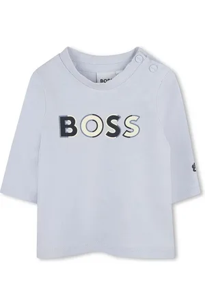 HUGO BOSS Kojenecké tričko s dlouhým rukávem barva, s potiskem, J51044