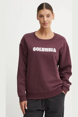 Columbia Mikina Meridian Creek Crew dámská, zelená barva, s aplikací, 2086051