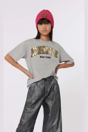 DKNY Dětské bavlněné tričko barva, D62060