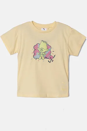 PUMA Dětské bavlněné tričko X TROLLSphic Tee barva, s potiskem, 627383