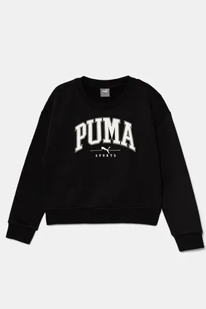 PUMA Dětská mikina SQUAD Crew barva, s potiskem, 681763