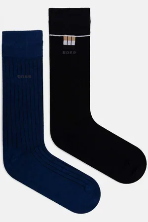 HUGO BOSS Ponožky 2-pack pánské, tmavomodrá barva, 50524311
