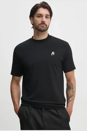 Karl Lagerfeld Tričko barva, s aplikací, 544221.755124