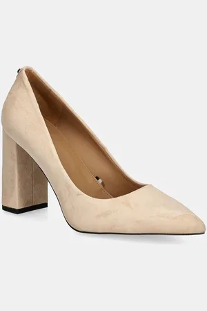 HUGO BOSS Semišové lodičky Janet barva, na podpatku, 50503640