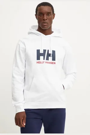 Helly Hansen Bavlněná mikina HH LOGO pánská, barva, s kapucí, s potiskem, 30394
