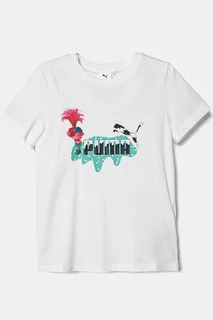 PUMA Dětské bavlněné tričko X TROLLS Tee barva, s potiskem, 627376