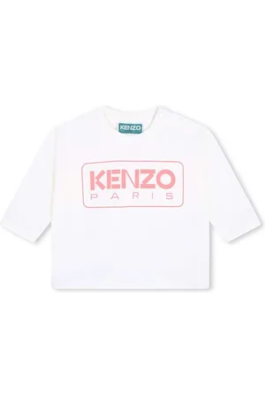 Kenzo Dětské bavlněné tričko s dlouhým rukávem barva, K60489
