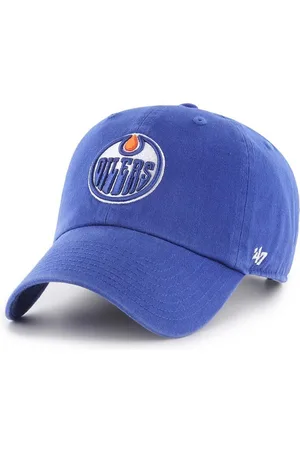 47 Brand Bavlněná baseballová čepice NHL Edmonton Oilers barva, s aplikací, H-RGW06GWS-RYB